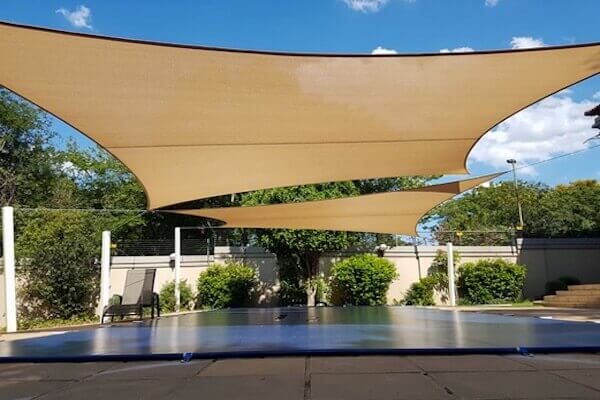 CCOMREC35: Voile d'ombrage rectangulaire 'Coolaroo Commercial' 5 m x 3 m