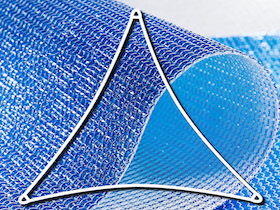 CDUALTR500, protection solaire - voile d'ombrage triangulaire