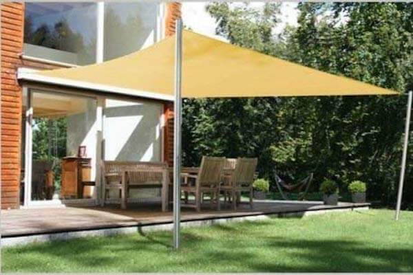 CEVERSQ360: Voile d'ombrage carrée 'Coolaroo Everyday' 3,6m x 3,6m