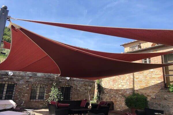 CPREMSQ540: Voile d'ombrage carrée 'Coolaroo Premium' 5,4m