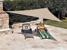 CRTHTR360,voile d'ombrage triangulaire - shade sail
