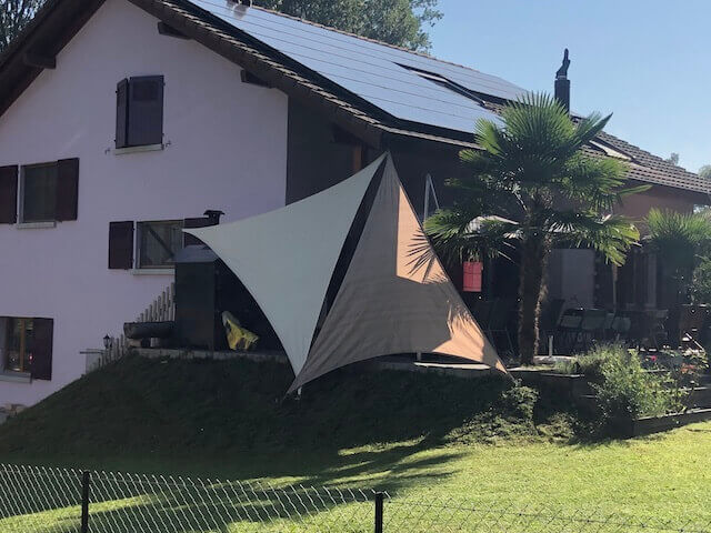 protection uv - shade sail - voile d'ombrage carrée