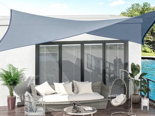 voile d'ombrage - voile d'ombrage terrasse - protection uv